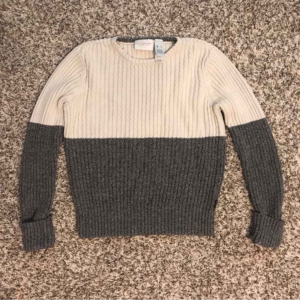Liz Claiborne Cable Knit Sweater